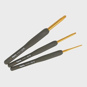 Tulip Etimo crochet hook set - Premium Gold or Royal Silver zdjęcie 16