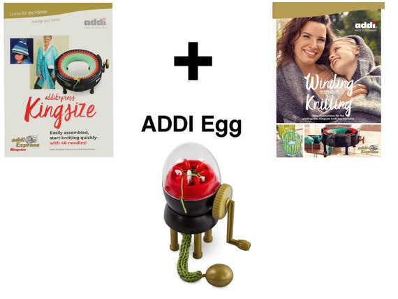  Customer reviews: Addi Egg-Cord Knitting Machine, Black Red,  One Size