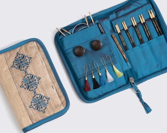 Set de points à tricoter interchangeables Lantern Moon Charm 13cm | pointes de tricot interchangeables en bois d'ébène