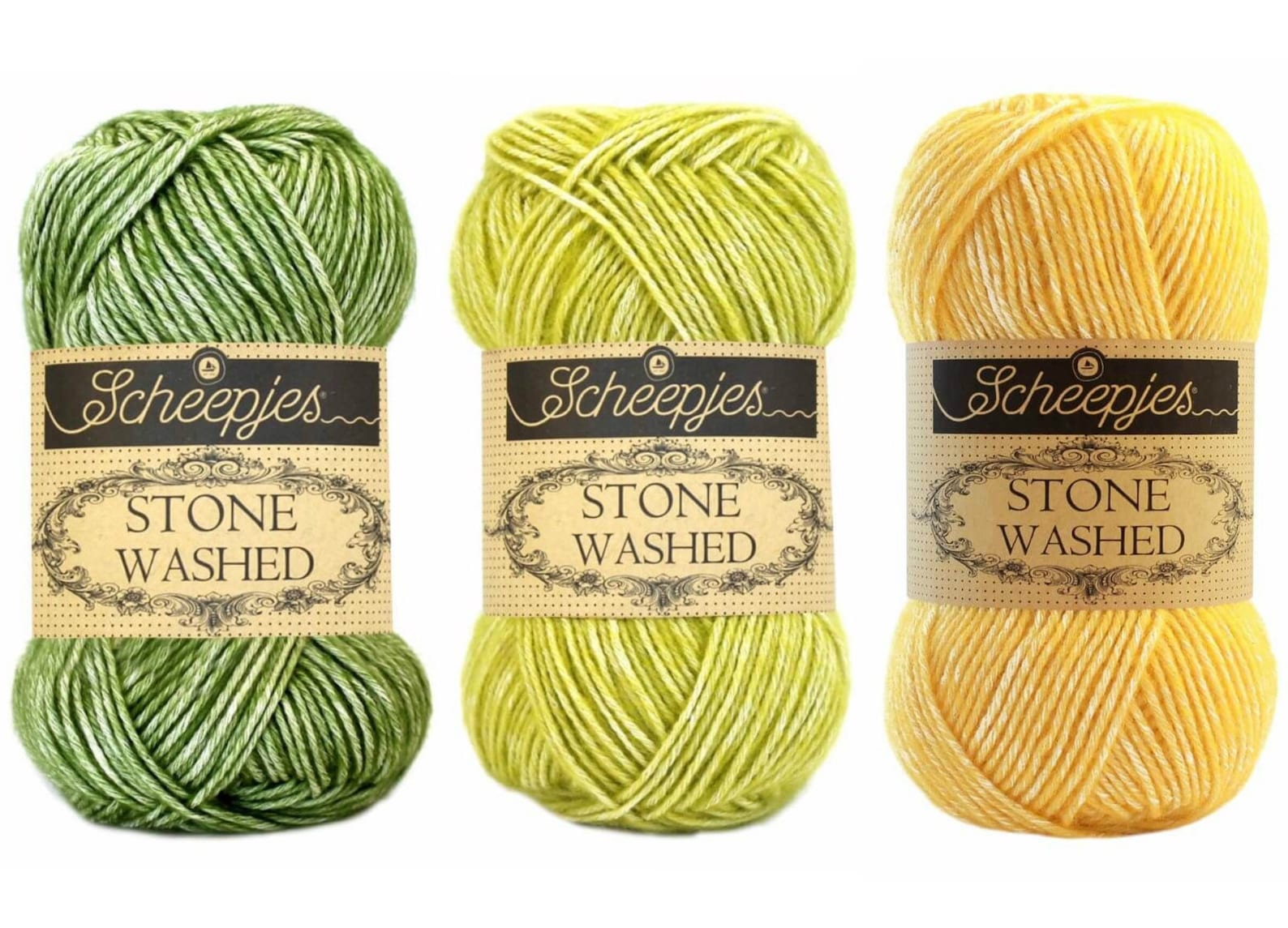 Yarn Scheepjes Stone Washed Cotton / Acrylic Wonderfully Etsy