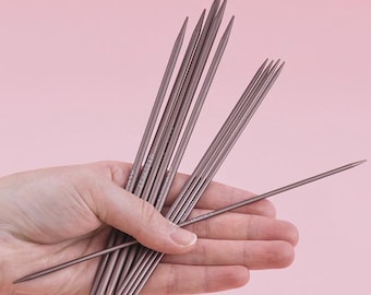 Aiguilles à tricoter à aiguilles doubles pour chaussettes Addi Mystic Lace