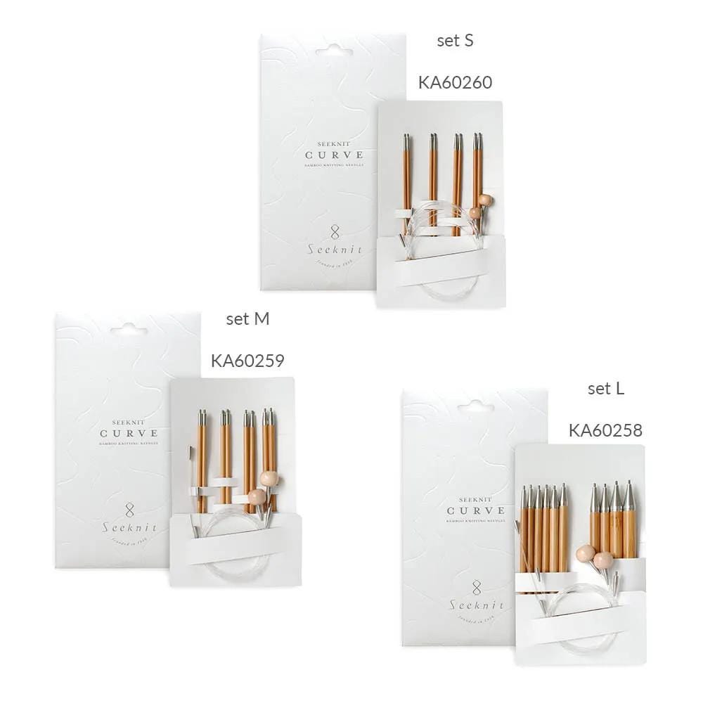 Interchangeable Knitting Needles Set Seeknit Curve Koshitsu