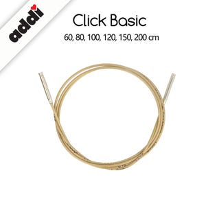 Addi Click Basic interchangeable cable (wire, cord, rope) for all Addi Click knitting tips