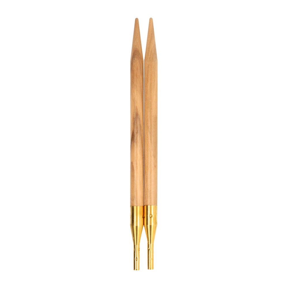 Addi Click Wechselspitze Olivenholz 3,75 Mm – Für Rundstricknadeln, Angenehmes Strickgefühl