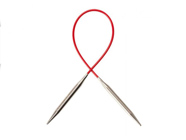 Aguja Circular ChiaoGoo Red Lace 30 Cm - 3.00 Mm, Acero Inoxidable, Cable Flexible