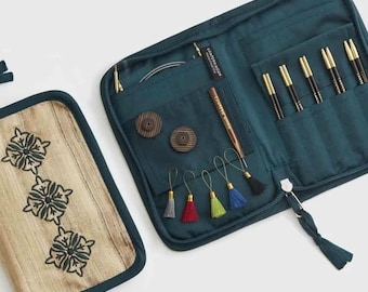 Set de points à tricoter interchangeables Lantern Moon Legacy 13cm | pointes de tricot interchangeables en bois d'ébène