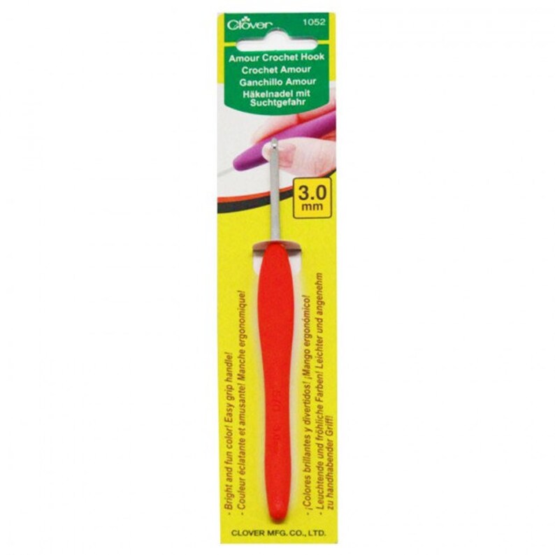 Crochet Hook Clover Amour Soft Touch Quality Crochet Hooks Etsy