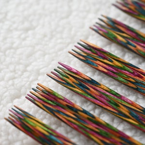 DPN KnitPro Symfonie wooden sock needles 10 cm, 15 cm, 20 cm - Birch wood knitting needles
