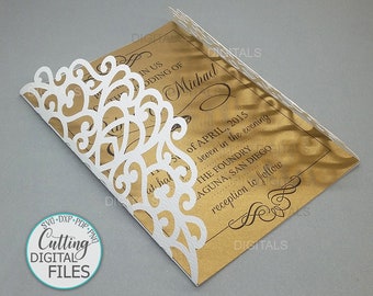 Download Free Laser Cut Wedding Invitation Svg Etsy SVG Cut Files