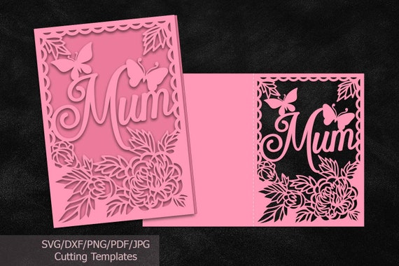 Download Free Mothers Day Cards Svg Files File Mom Mum Cutting Template Etsy SVG Cut Files