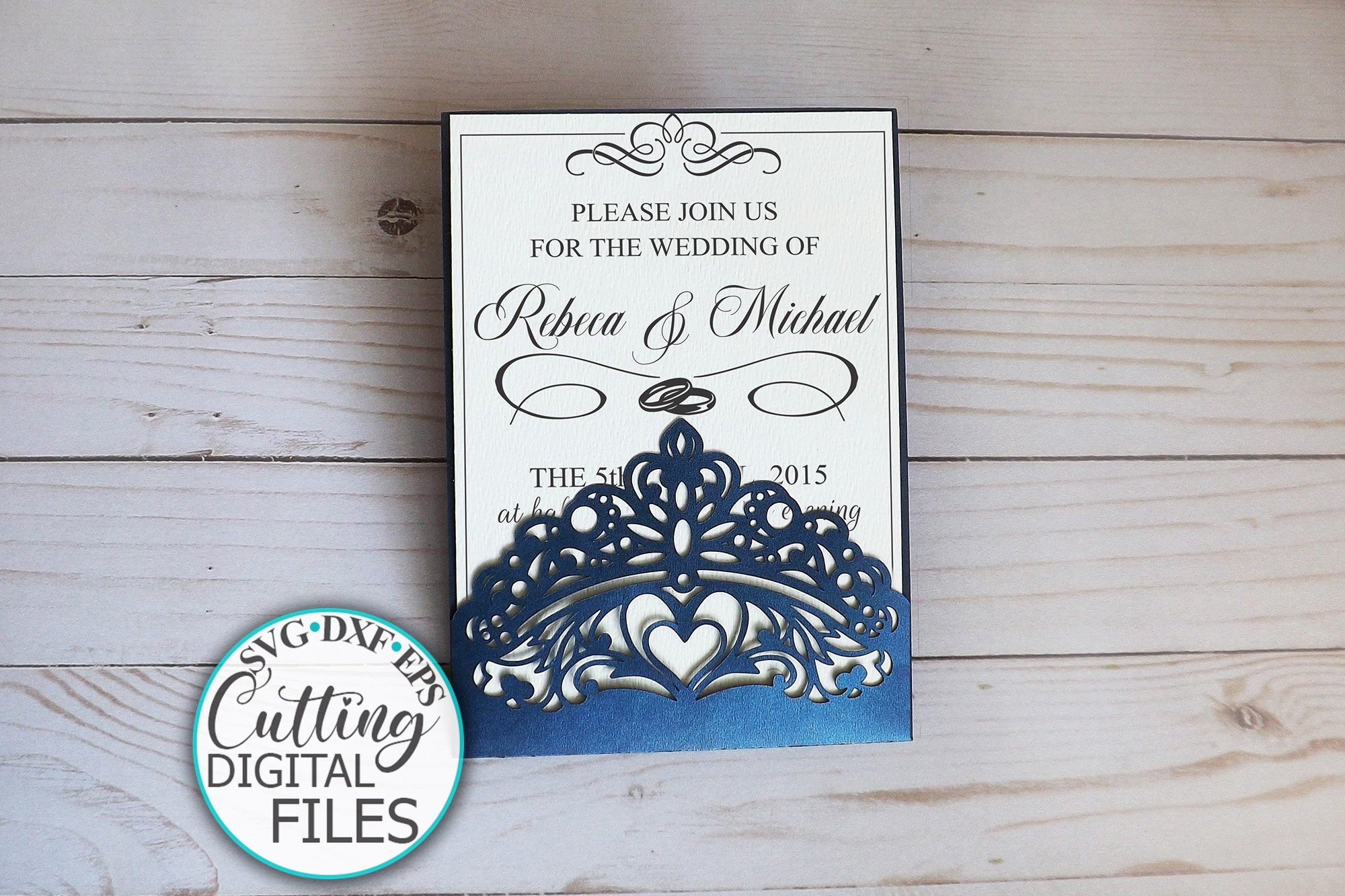 Download Envelope Svg Pocket Wedding Invitation Svg Quinceanera Invitation Laser Cut Template Dxf File Princess Crown Invitation Svg Cut File Paper Party Kids Papercraft Muvu Pl