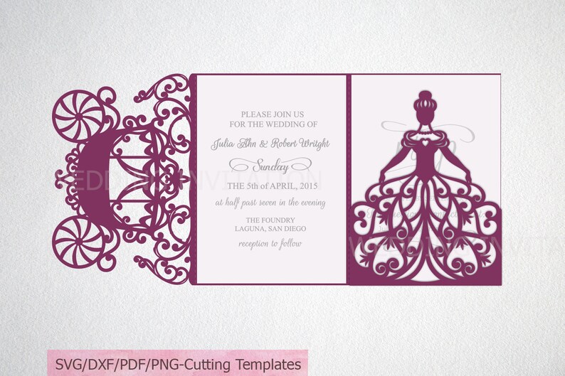 Download Quinceanera invitation template svg file princess svg ...