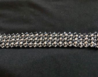 Beaded crystal bracelet