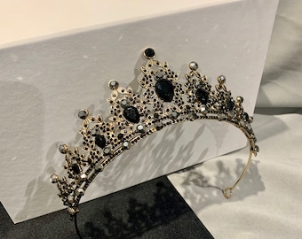 La couronne Luna - Couronne/diadème noir et bronze