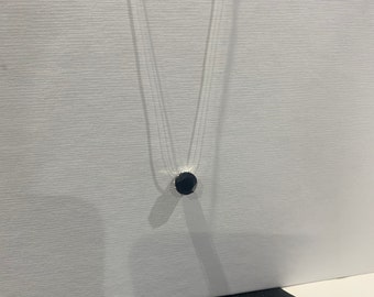 The Jett Necklace - Black & clear necklace