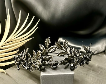 The Vine Tiara - Black Crown/Tiara