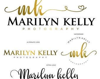 Custom Photography Logo, Signature Watermark Design