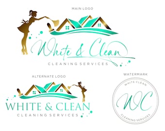 Cleaning Services Logo Design, Housekeeping Business Logo