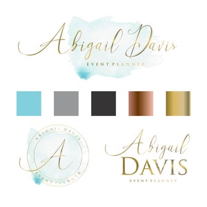 Event Planner Logo Design: Modern Realtor Branding Kit