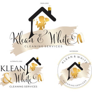 Logo pulizia, logo cameriera, logo servizio pulizia casa, logo pulitore, logo floreale, logo pulizia ufficio, logo pulito, ragazza delle pulizie, branding