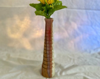 Wooden Vase for Dried Flowers