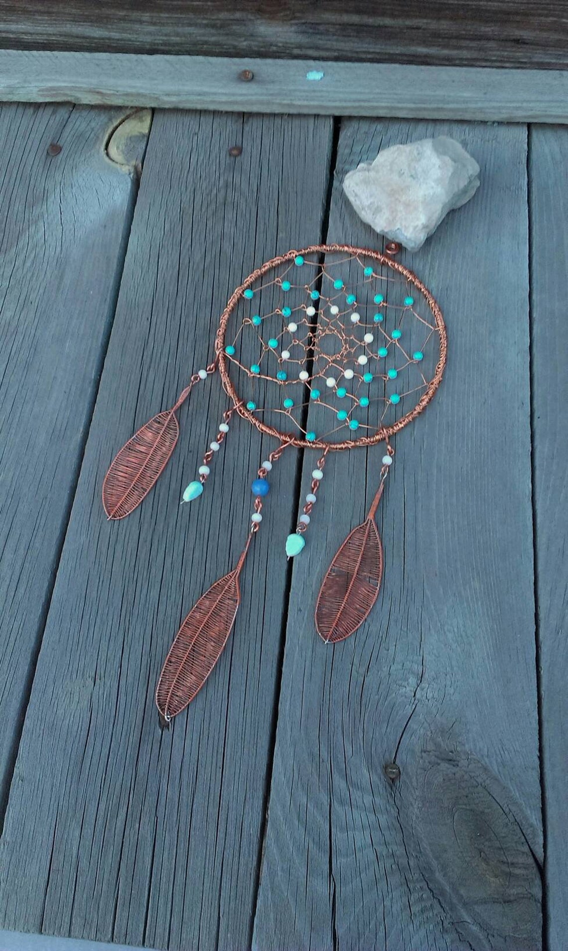 Wire wrapped metal dream catcher copper dreamcatcher wire Etsy
