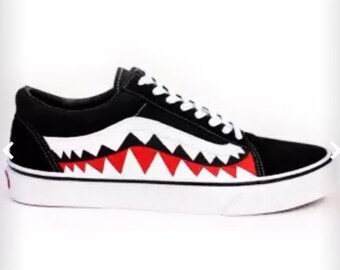 vans shark shoes