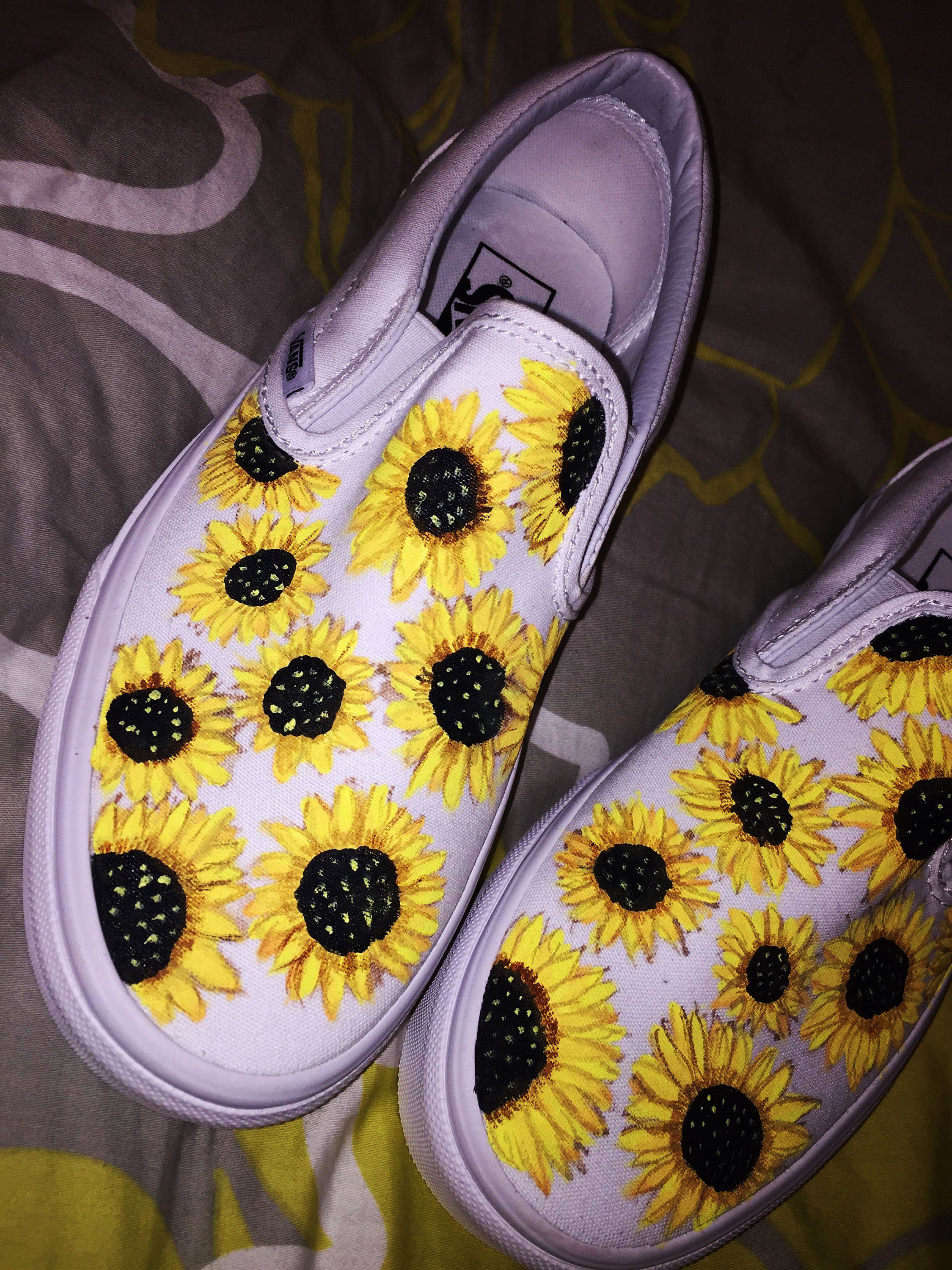 sunflower vans custom