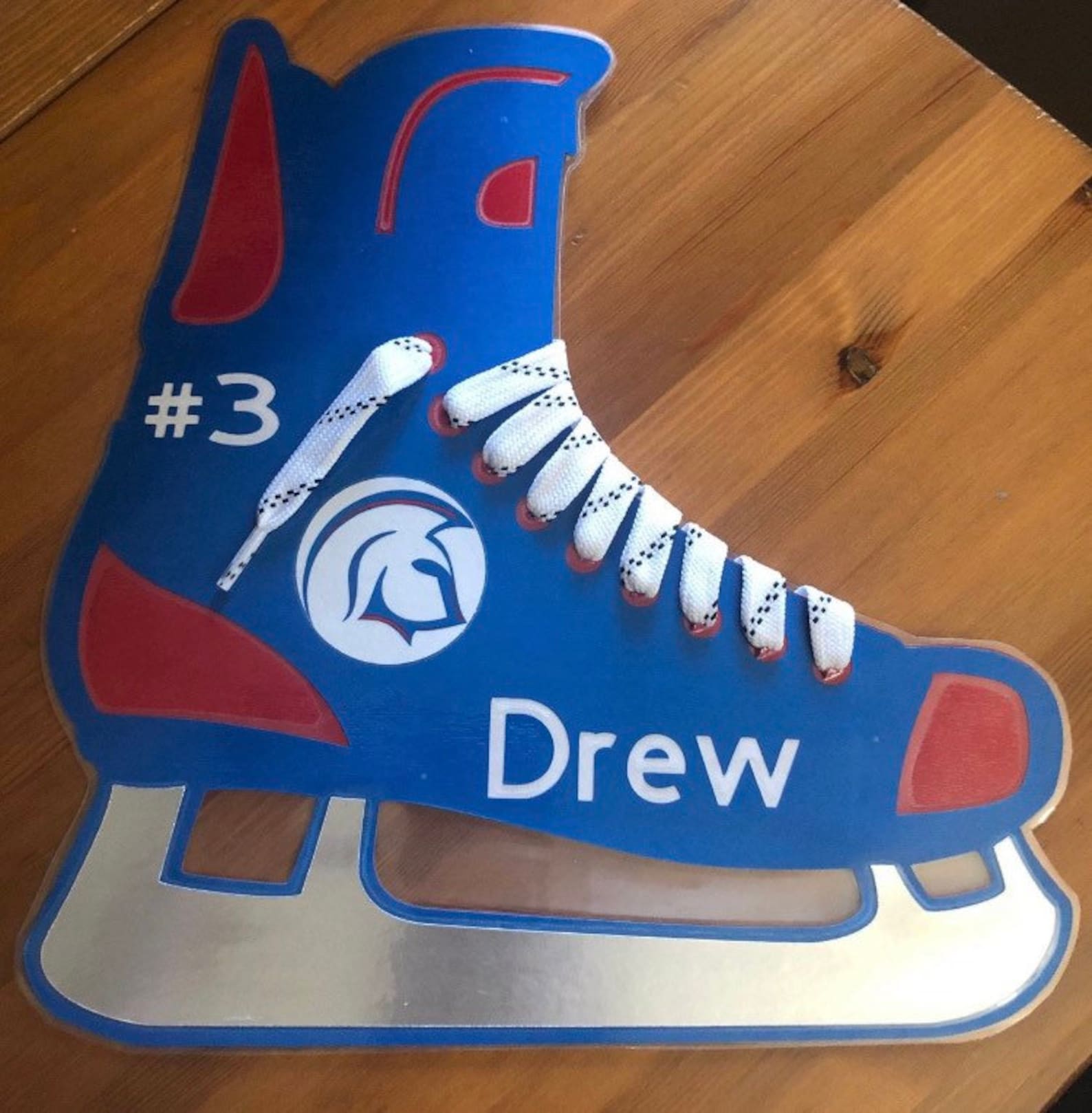 Hockey Skates Door Signs Tournament Birthdays Hotels Etsy