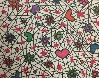 Heart and Flower Webs