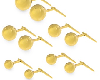 9ct Yellow White Gold Andralok 4 Petal Flower Stud Earrings Studs Amazon Co Uk Jewellery