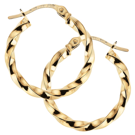 Amberta Allure Pendientes De Botón De Bola Para Mujer En Oro De 9
