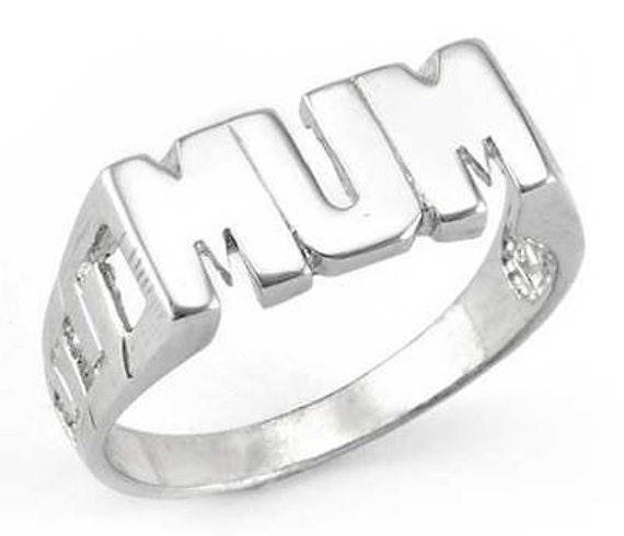 Mum ring 2024 sterling silver
