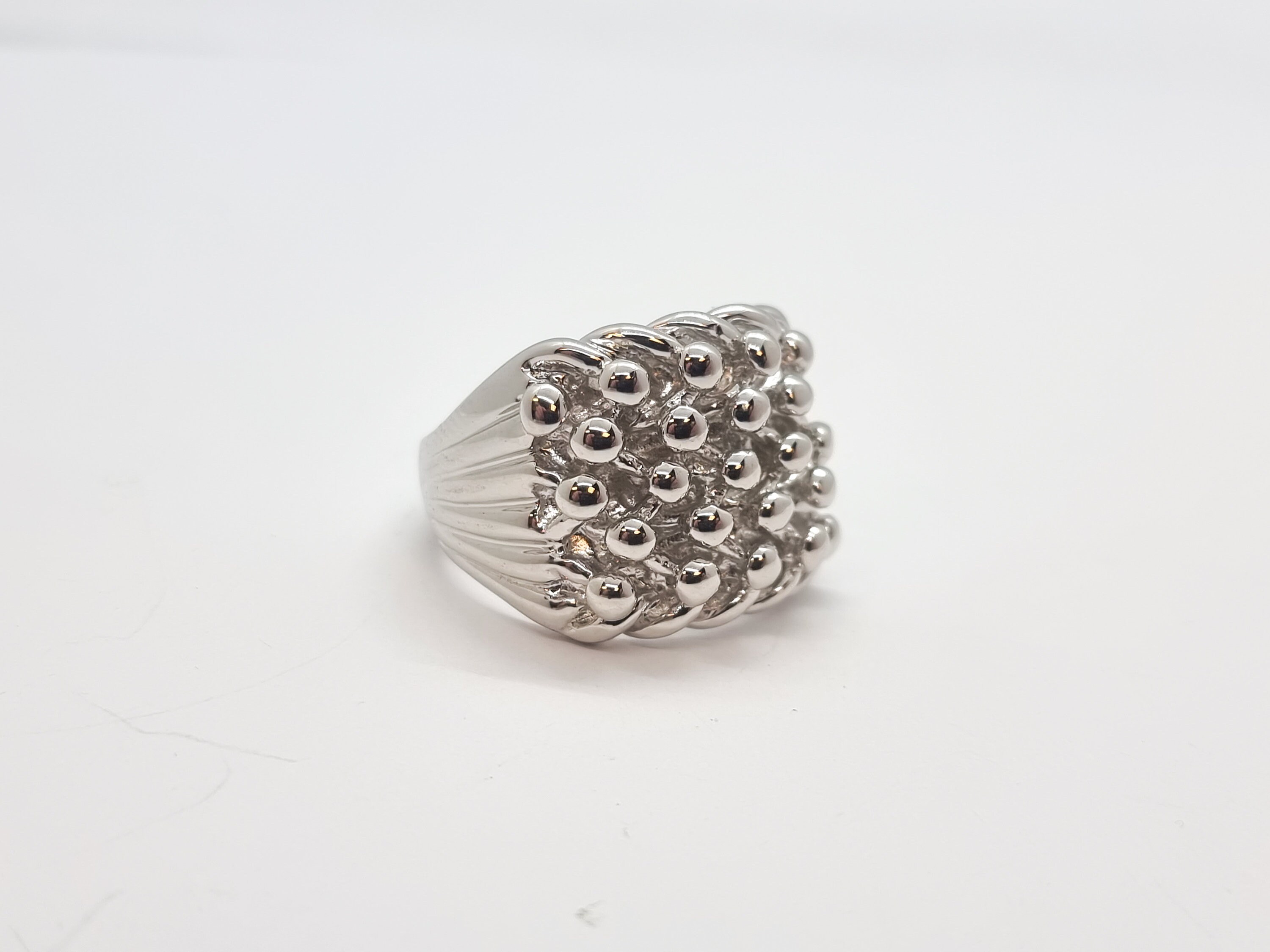 Silver 5 row keeper ring outlet