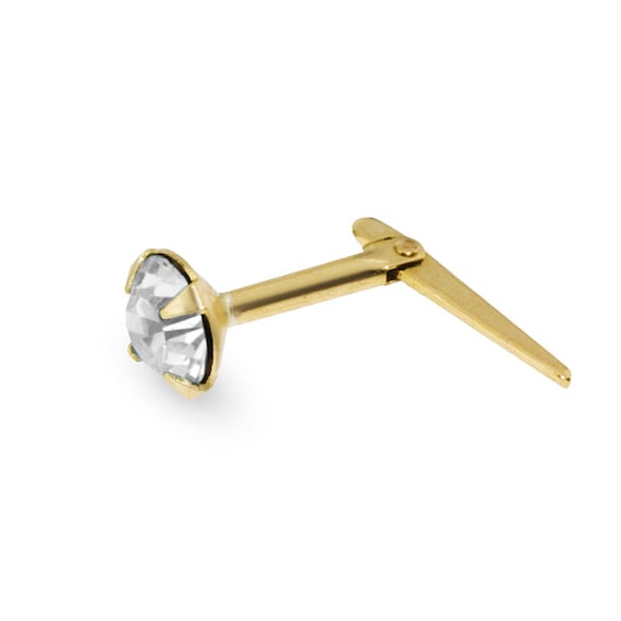 Aretes Baño De Oro 18k Con Zirconia Cúbica Luckyly Tina Letra J Para Mujer Mkp 63211629