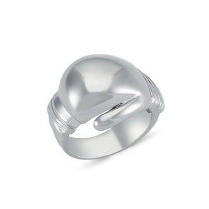 Sterling Silver Boxing Glove Ring Gift Box