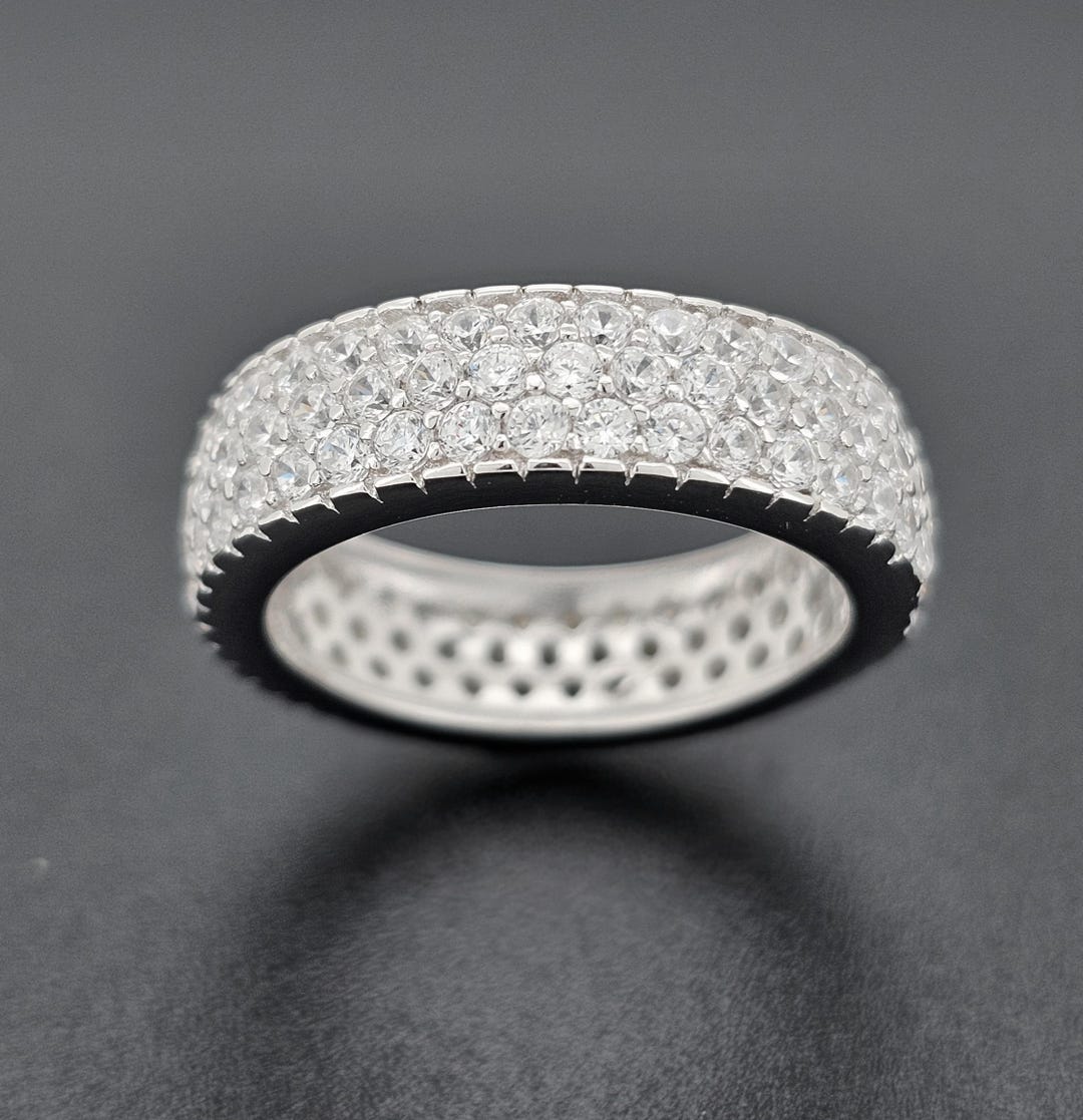 Créoles Martelées 20mm Argent massif 925/000 rhodié