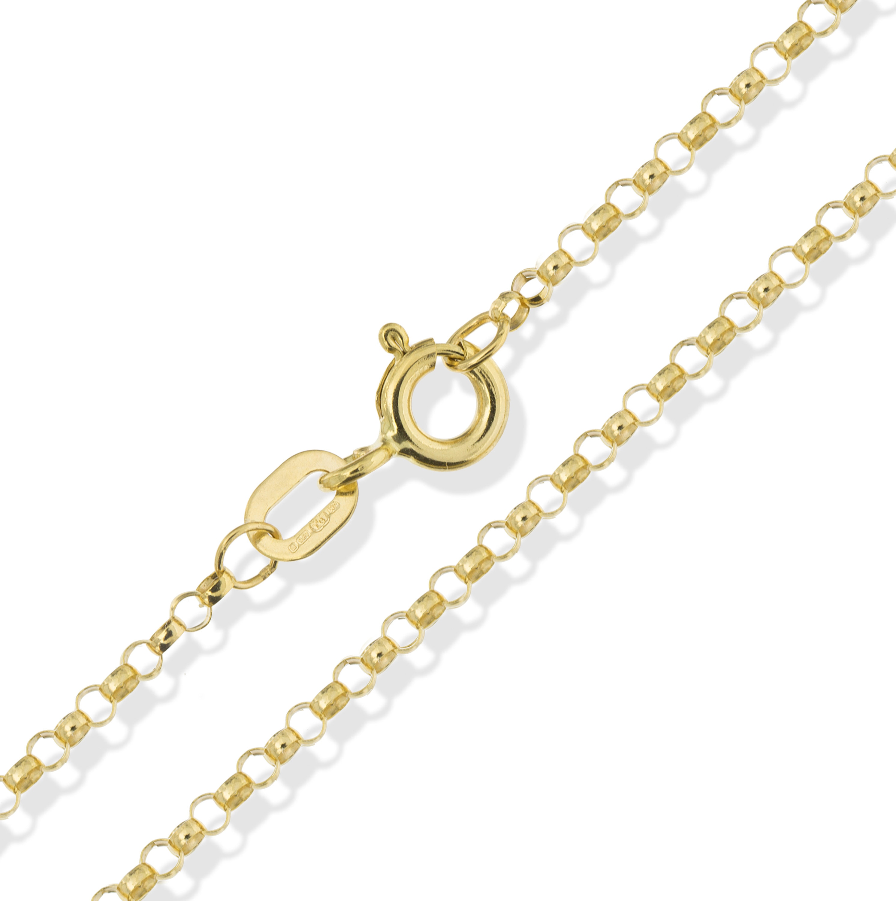 9ct Gold Necklace Etsy