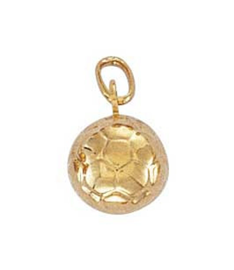 9ct Gold Football Soccer Ball Pendant Charm For Bracelet Or Chain Gift Box - 9ct Gold Football Pendant 9ct Gold Football Soccer Ball Pendant Charm For Bracelet Or Chain Gift Box - 9ct Gold Football Pendant