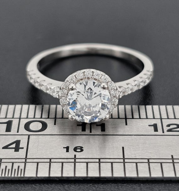 Anello Bimba In Argento 925 Con Cuore E Zircone Cubico - Gioiello Regalo Personalizzabile Per Bambine, Spedizione Dal Regno Unito
