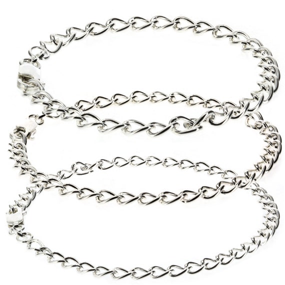Plata Esterlina señoras identidad Brazalete de identificación Nuevo