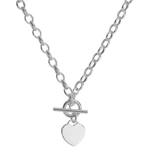 Pavé Circle Logo T-bar Heart Necklace | PANDORA