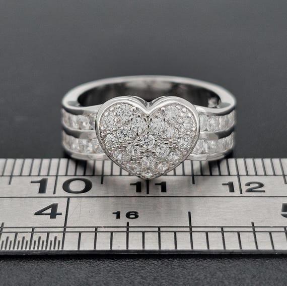 thumbnail image 2 of 925 Sterling Silver Figaro Chain Band Ring - Sizes K L M N O P Q R S - Old English Jewellers 2 of 2