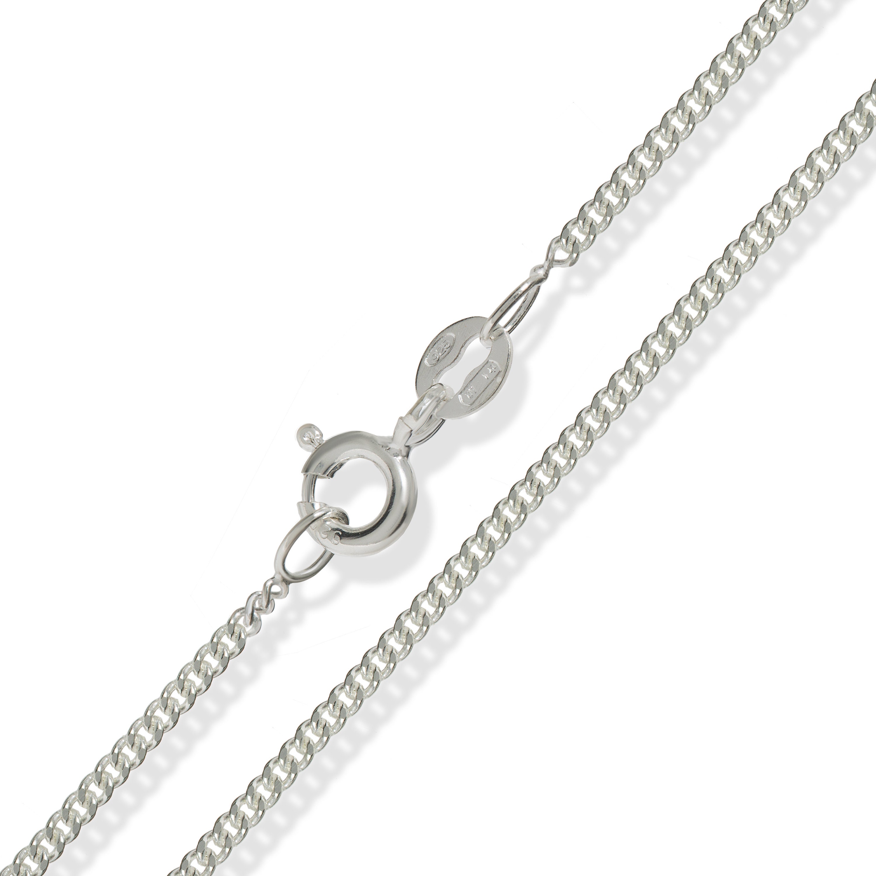 18" 5 STERLING SILVER 925 QUALITY FINE TRACE NECKLACE CHAINS 46 CM 18" 5 STERLING SILVER 925 QUALITY FINE TRACE NECKLACE CHAINS 46 CM
