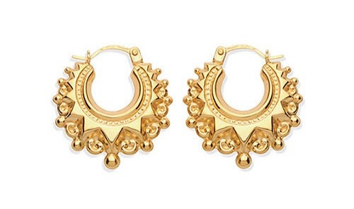 Baby creole earrings deals
