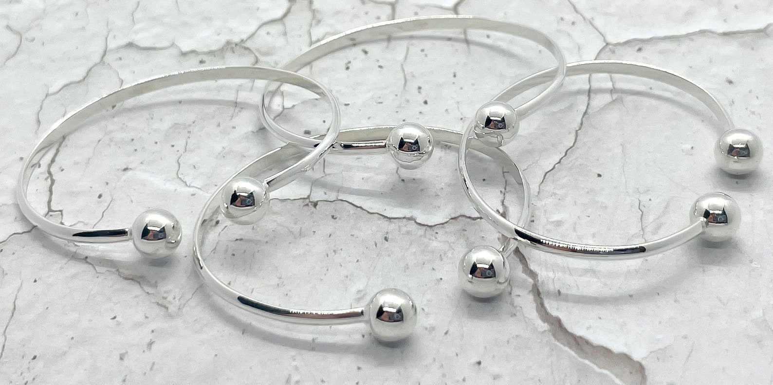 Sterling Silver Torque Bangle Baby Childs Ladies Torq Ball Etsy