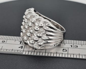 シルバーリング 925スターリングシルバー キーパーリング スターリングシルバー メンズ 5連キーパーリング - ギフトボックス入り