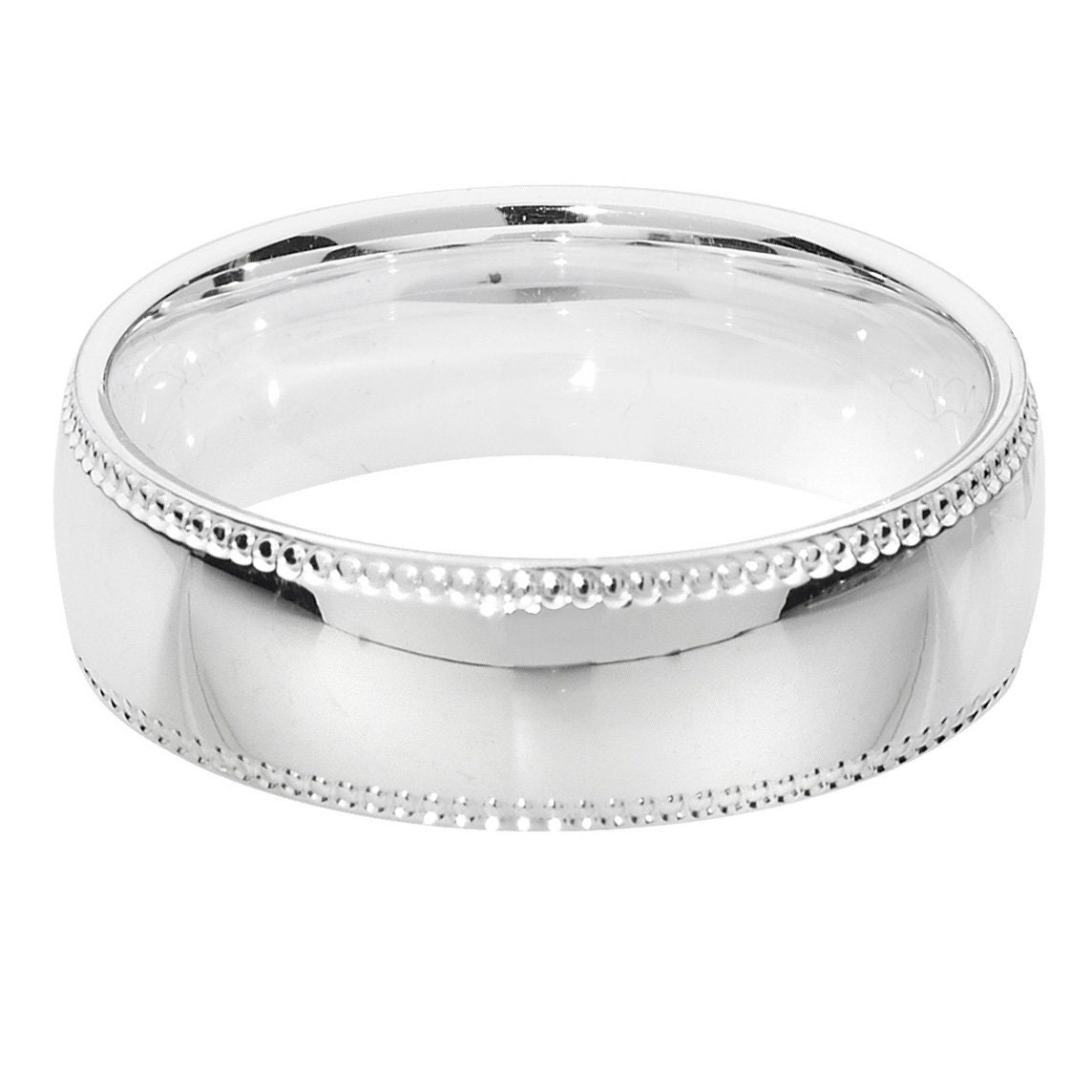 Fede Nuziale In Argento Sterling 925 A Forma Di D, Larghezza 2 Mm, Taglia 43 (13,7), Marchio 925, HAR-0887 - 3