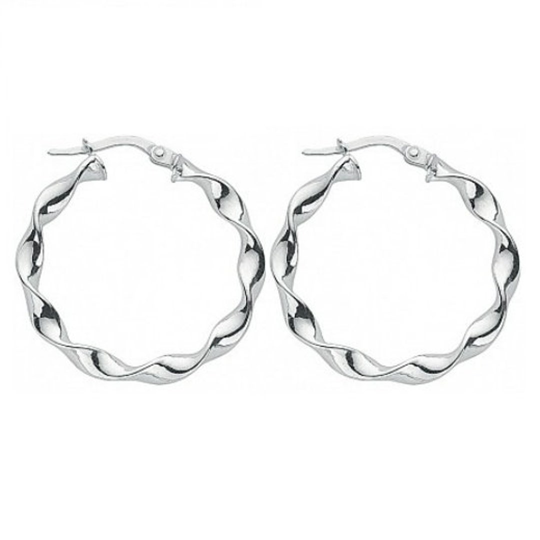 [TATIANA] 韓国☆SILVER925☆Box cubic hoop Earring Designer fashion, Seoul-fully created | W Concept