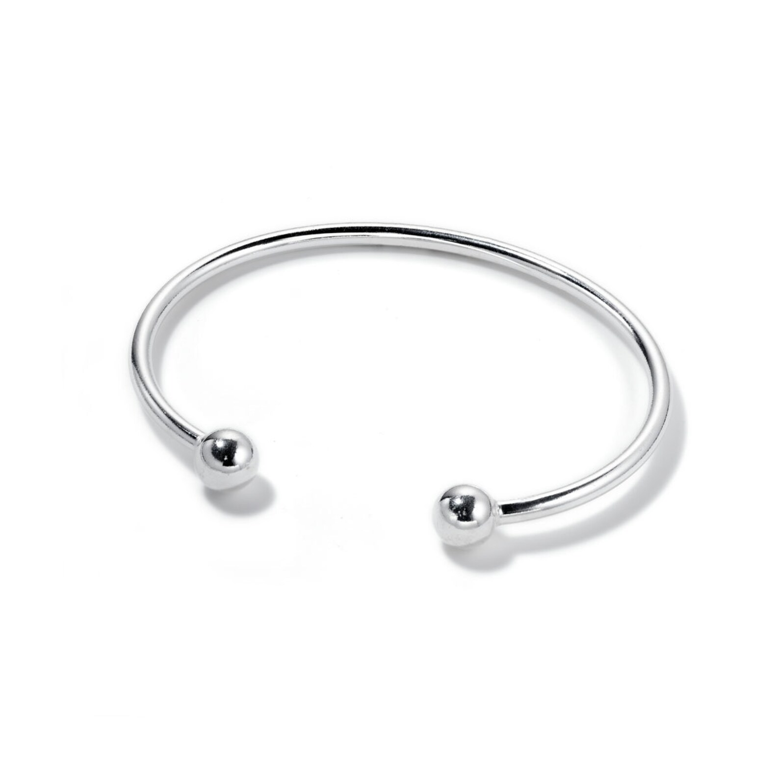 Sterling Silver Torque Bangle Baby Childs Ladies Torq Ball Etsy